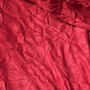 Get Your Red Ribbed Fabric