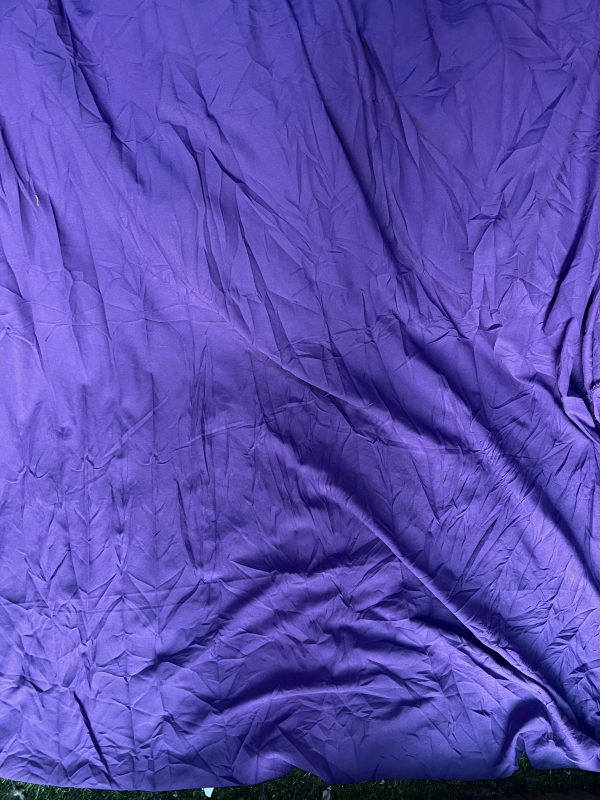 Purple Crepe Fabric